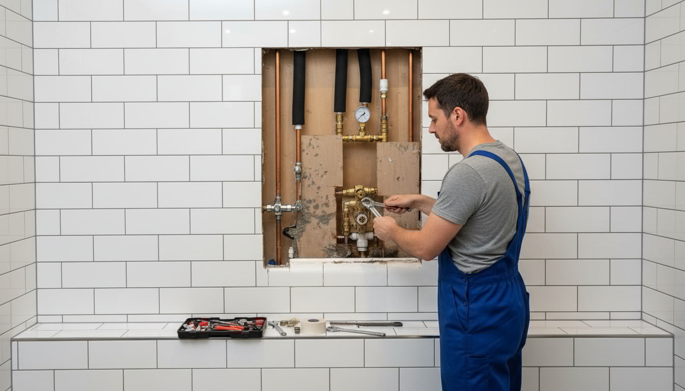 Shower Pipe Repair Emergency shower pipe repair