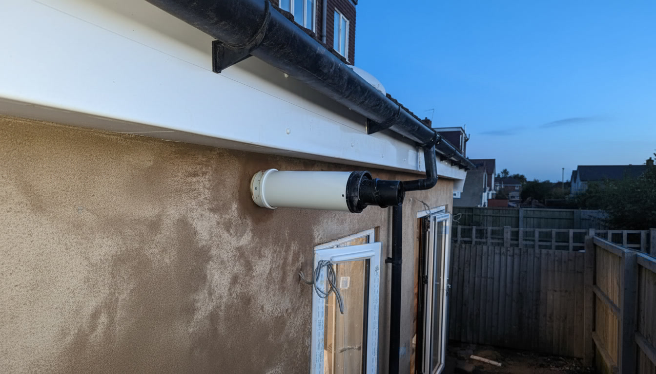 Boiler Flue Installation New boiler flue installation