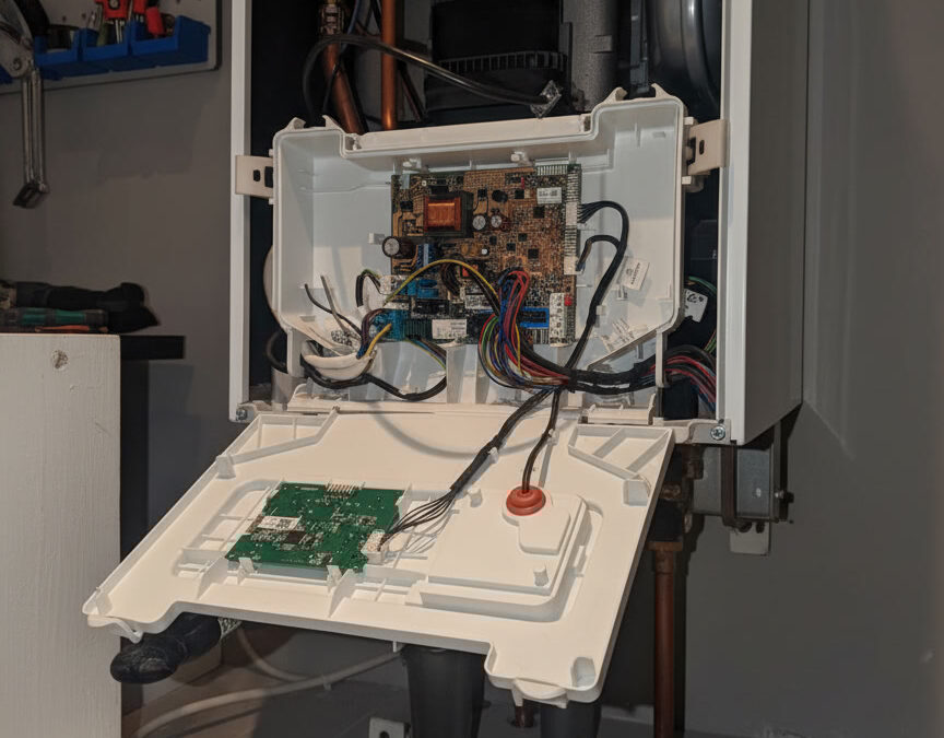 Boiler expansion vessel pressure test in South London