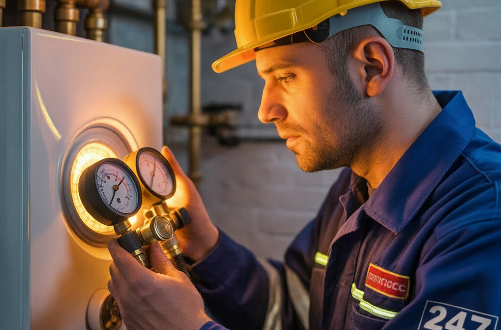 Gas safety check for landlord property in Crawley